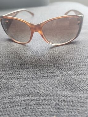 Prada Tortoiseshell Frame Sunglasses with Nickel Accents 2005 Vintage